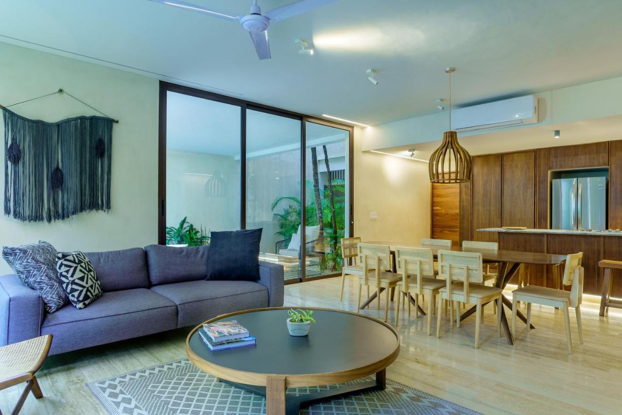 Private Pool Apartment For Groups Tulum Extérieur photo